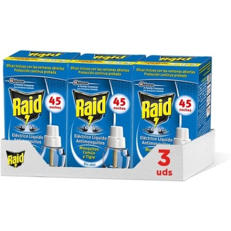 Raid Electric Diffuser Anti Mosquitoes and Tiger Replacement 45 Nights