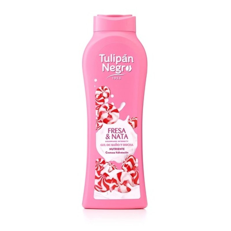 Black Tulip Strawberry and Cream Shower Gel 720ml