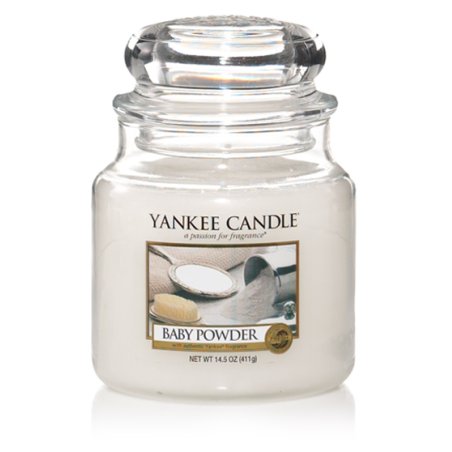 Yankee Candle Baby Powder Scented Candle Medium Jar