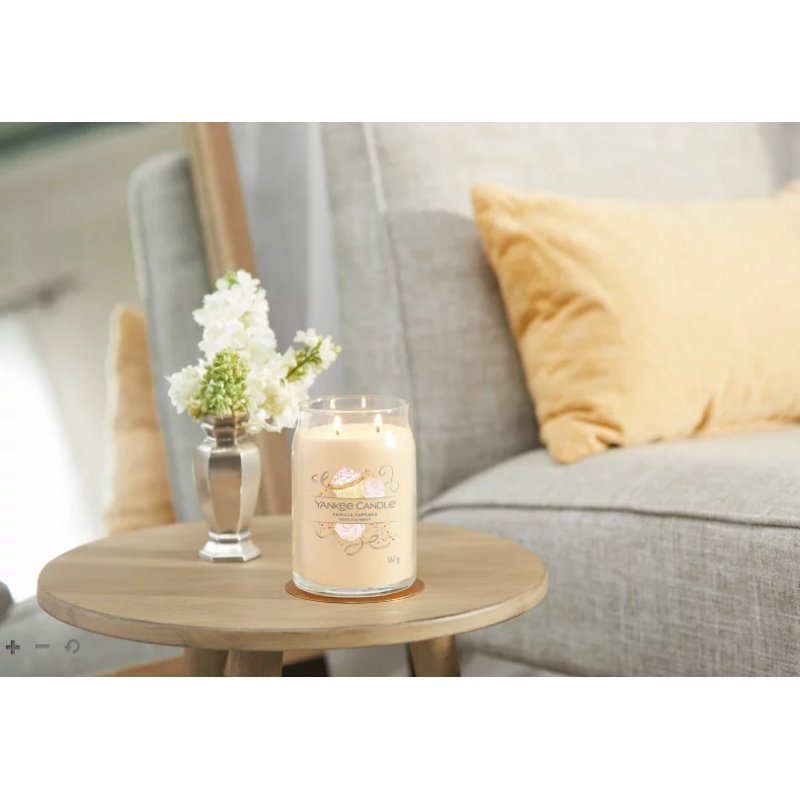 Yankee Candle 1629969E bougie en cire Cylindre Citron, Vanille Couleur vanillée 1 pièce(s)