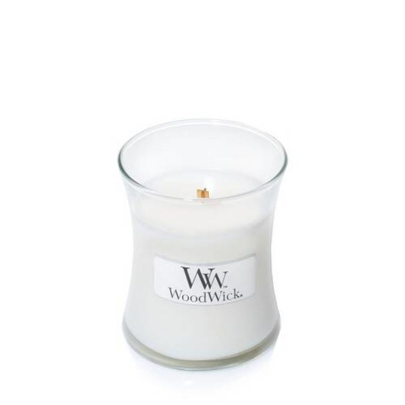 Woodwick Core Scented Candle, Glass, White Tea & Jasmine, 0.66kg, 1000