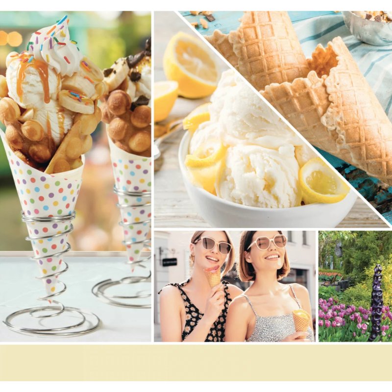 Yankee Candle Banoffee Waffle bougie en cire Cylindre Banane, Caramel, Chocolat Chocolat, Jaune 1 pièce(s)