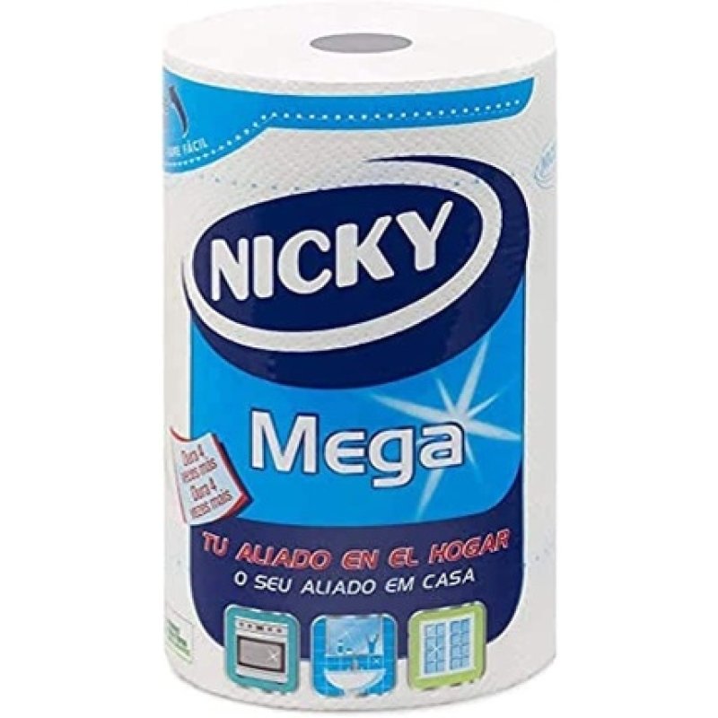 Nicky - Mega Lunch Kitchen Compact Super Sturdy - 1 Roll - 2-Pack Total 2