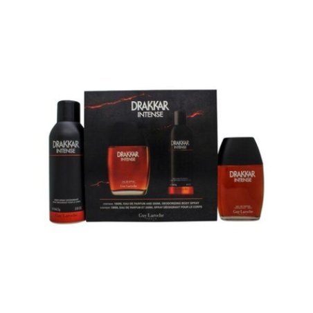 Drakkar Intense Gift Set 100ml EDP 200ml Deodorant Spray by Guy Laroche