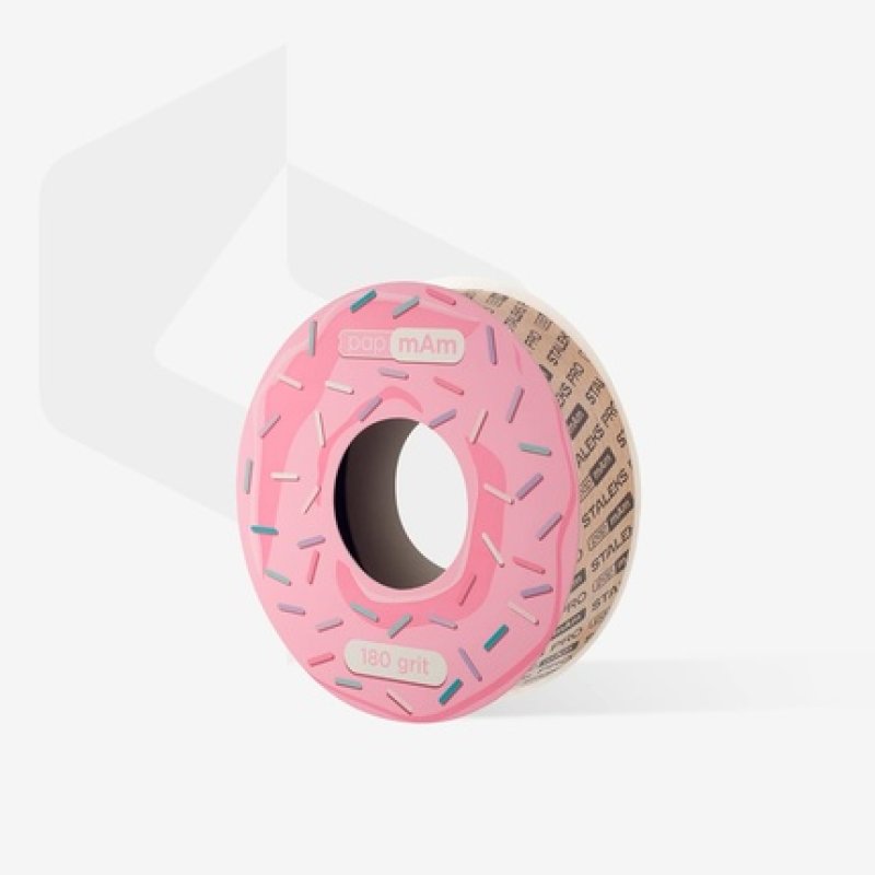 White Disposable Abrasive Tape STALEKS PRO 180 Grit