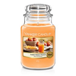 Yankee Candle Farm Fresh Peach Large Jar Candle