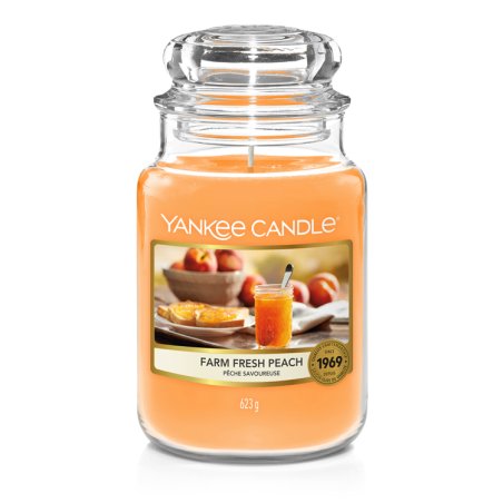 Yankee Candle Farm Fresh Peach Large Jar Candle