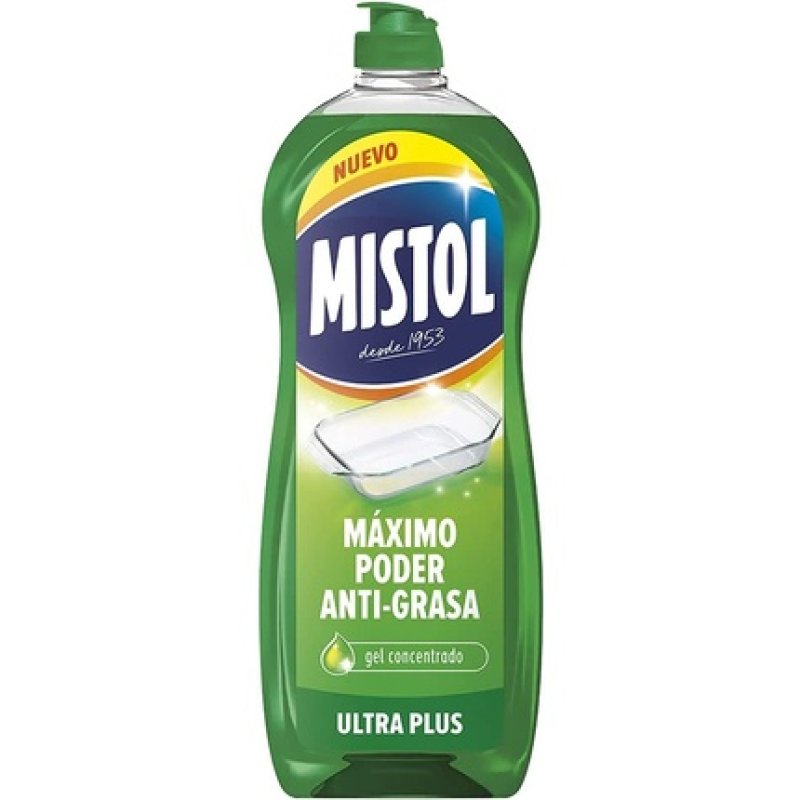 Mistol Dishwasher Hand Concentrated Ultra Plus Bottle - 650 Ml