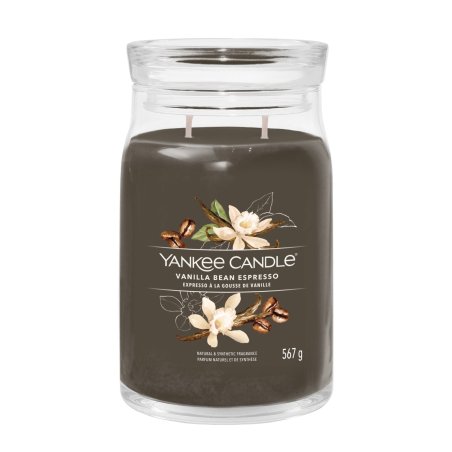Yankee Candle Signature wax candle Cylinder Coffee, Vanilla Brown 1 pc(s)