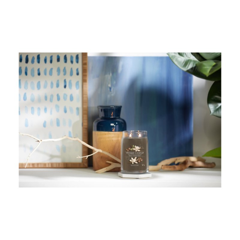 Yankee Candle Signature bougie en cire Cylindre Café, Vanille Marron 1 pièce(s)