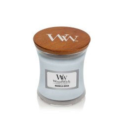 WoodWick Magnolia Birch wax candle Cylinder Birch wood, Magnolia Light Blue 1 pc(s)