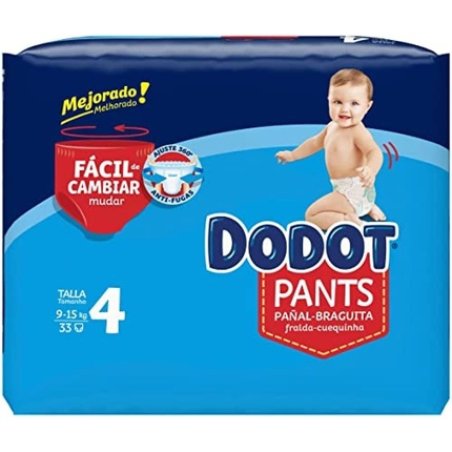DODOT Baby Diaper Pants Size 4 33 Diapers