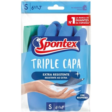 Spontex-Triple Couche-Gants-S-1 Package S 6 - 6 1/2