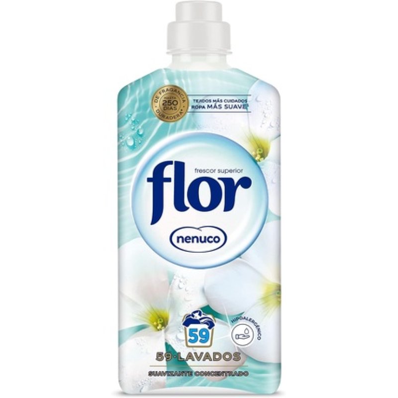 Flower Nenuco Concentrated Fabric Softener for Clothes Hypoallergenic 1035ml