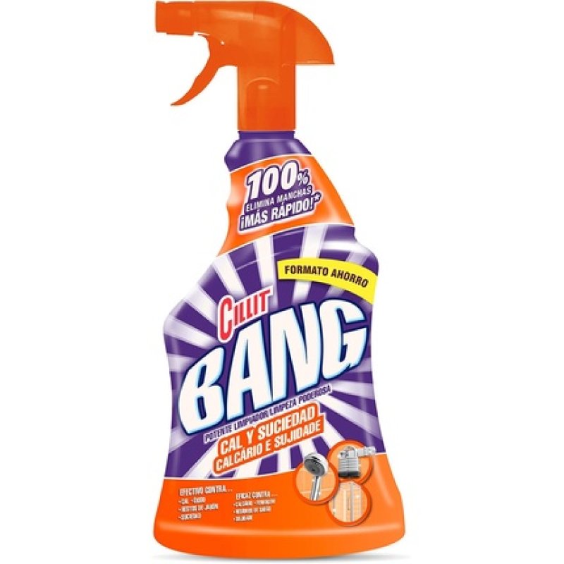 Cillit Bang Powerful Cleaner Spray Limescale & Shine 1 Litre [Pack Of 6