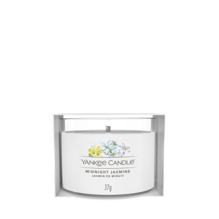 Yankee Candle Midnight Jasmine wax candle Round Honeysuckle, Jasmine, Mandarin, Neroli White 1 pc(s)