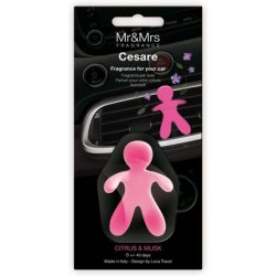 Mr & Mrs Fragrance Caesar Car Air Freshener Eva Fuchsia