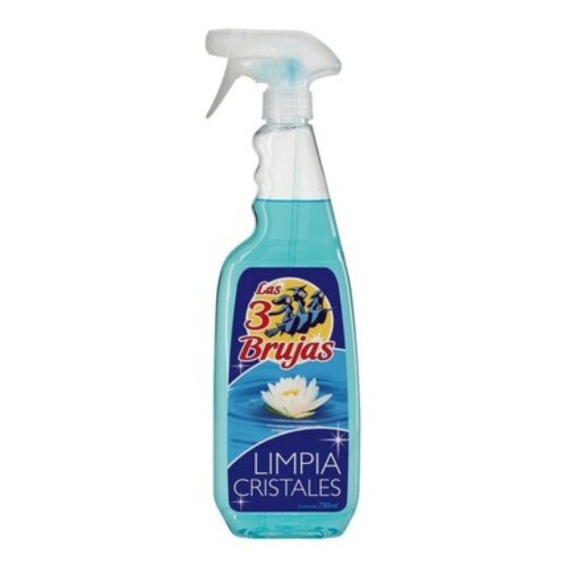 Las 3 Brujas Glass Cleaner with Integrated Sprayer 750ml