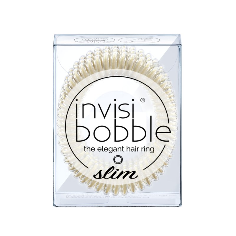 Invisibobble SLIM Hair Ties Stay Gold 1 Count