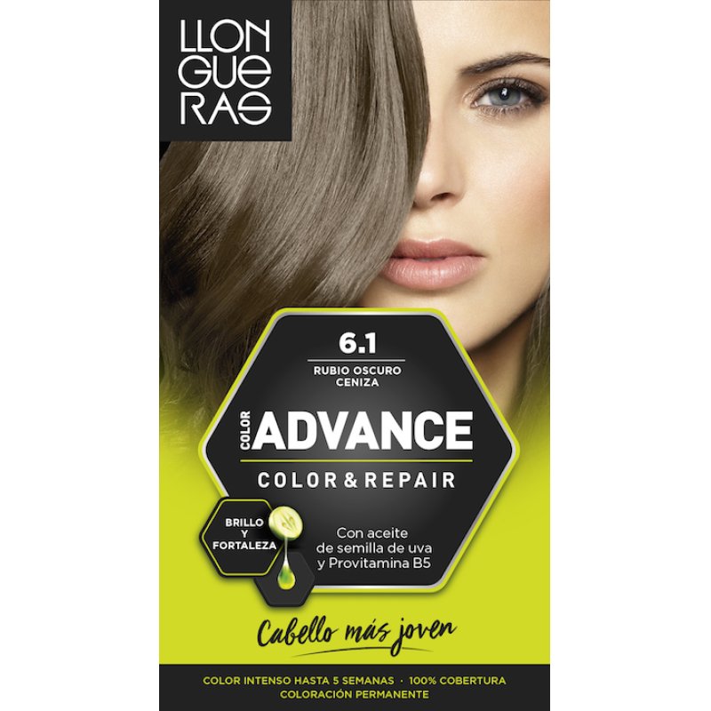 Llongueras Color Advance 6.1 Dark Ash Blonde