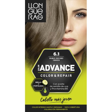 Llongueras Color Advance 6.1 Dark Ash Blonde