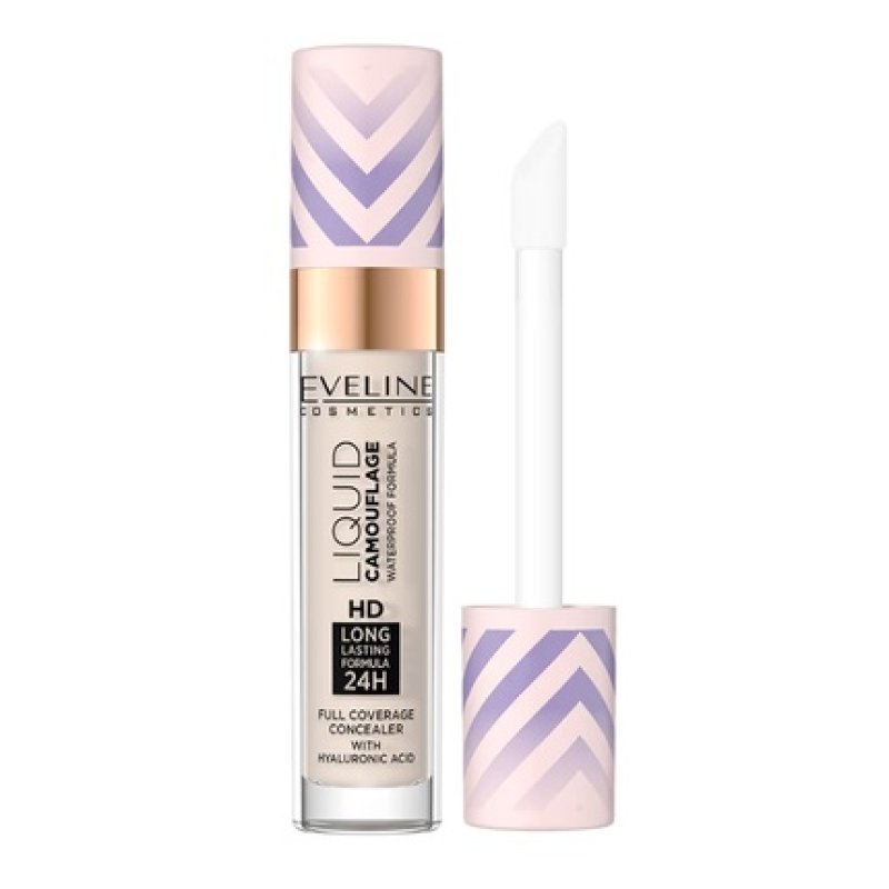 Eveline Cosmetics Liquid Camouflage Waterproof Concealer With Hyaluronic Acid No. 6 - 7 Ml