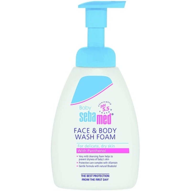 Sebamed Baby Face & Body Wash Foam 400ml