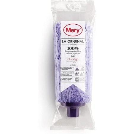 Mery Microfibre Purple Mop 36x9x9cm