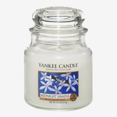 Yankee Candle Midnight Jasmine Scented Candle Small Jar - Up to 30 Hours Burn Time