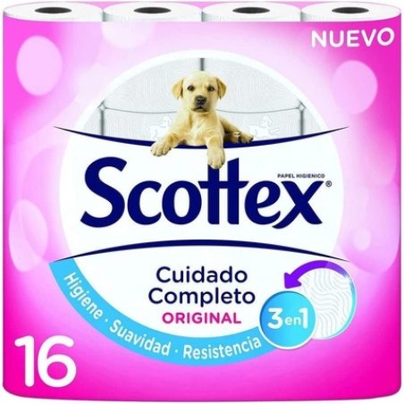 Scottex Original Toilet Paper 16 Rolls