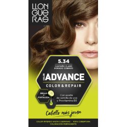 Llongueras Color Advance 5.34 Light Brown Copper Gold