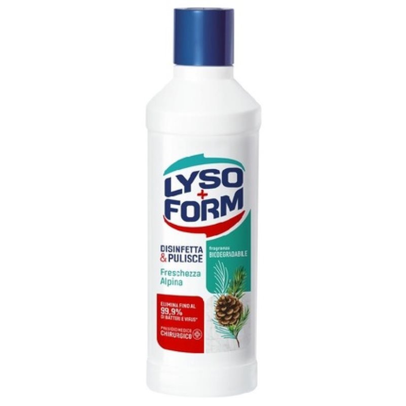 LYSOFORM PAVIMENTI 1100 ML Floor Cleaner - Freschezza Alpina