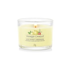 Yankee Candle Iced Berry Lemonade Glass Votive 37g