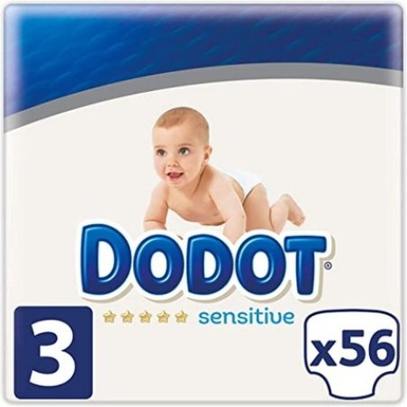 Dodot Sensitive T3 Panales 6-10 Kg 56 Uds