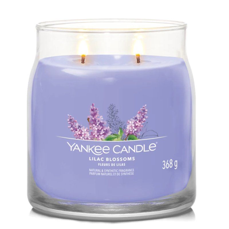 Yankee Candle Lilac Blossoms bougie en cire Cylindre Lavande, Lilas Lilas 1 pièce(s)