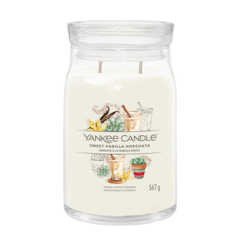 Yankee Candle Sweet Vanilla Horchata bougie en cire Cylindre Neutre 1 pièce(s)