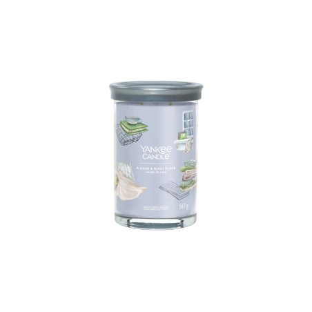 Yankee Candle A Calm & Quiet Place bougie en cire Cylindre Floral Gris 1 pièce(s)