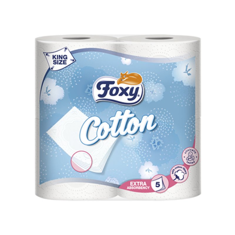 Foxy Cotton toilet paper