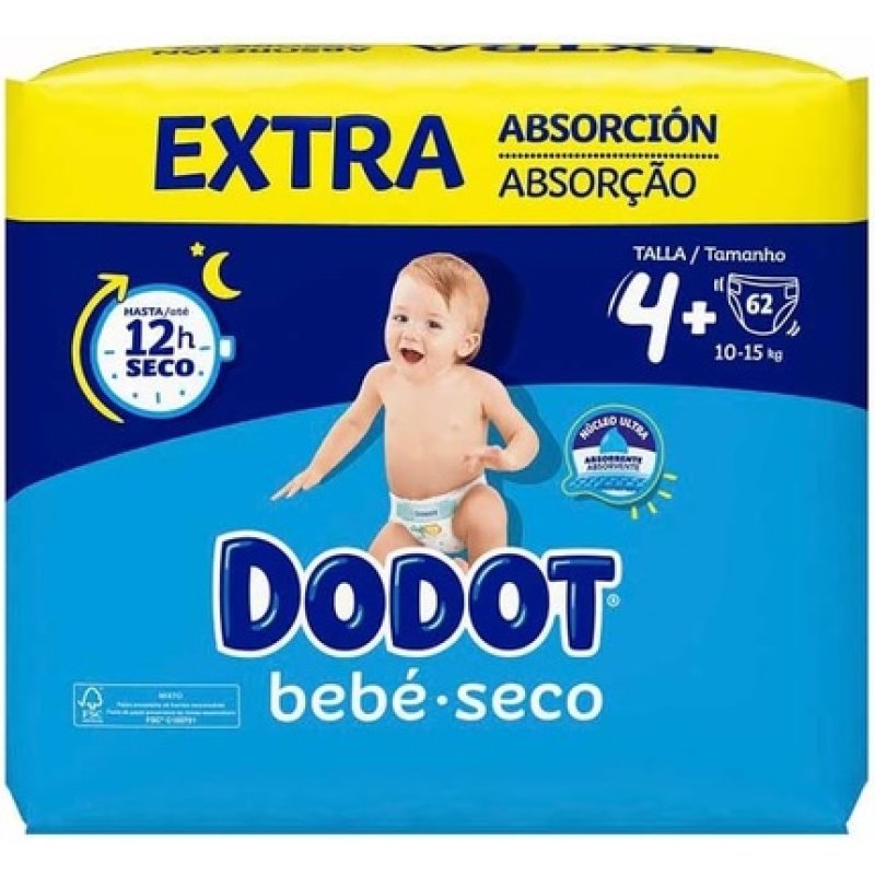 Dodot Extra Dry Baby Size 4 62 pcs.
