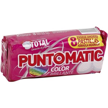 Puntomatic Color Brillante Detergent 8 Tablets