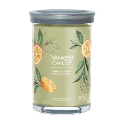 Yankee Candle Signature bougie en cire Cylindre Citron, Sage Vert 1 pièce(s)