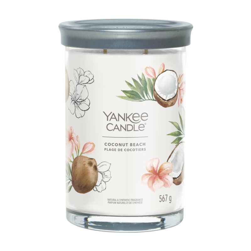 Yankee Candle Signature Scented Candle | Coconut Beach Large Tumbler Candle With