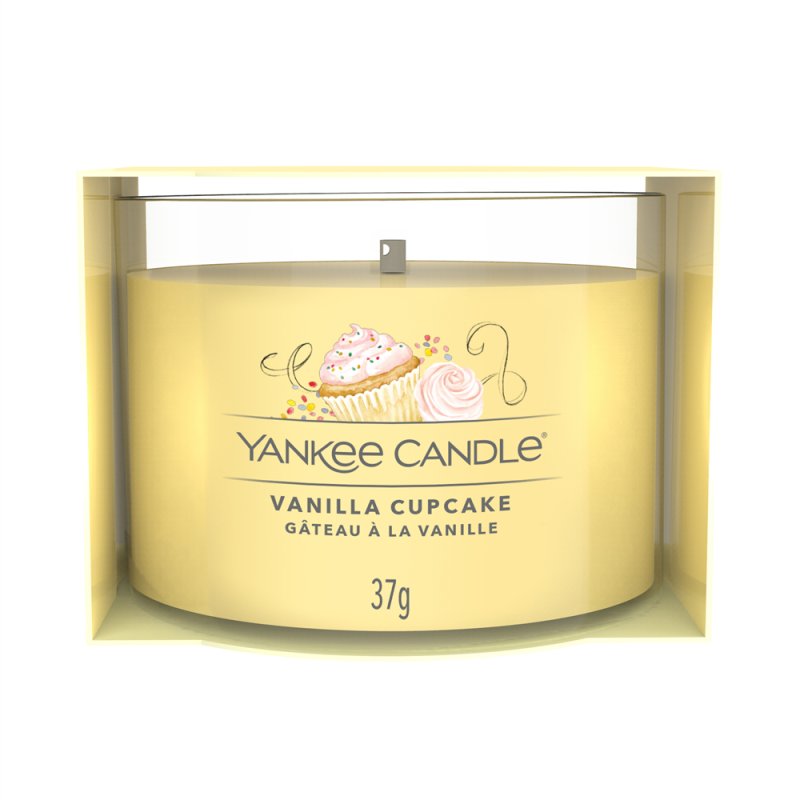 Yankee Candle Scented Candle | Votive Candle With Vanilla Cupcake | Soy Wax Mix | 1