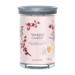 Yankee Candle Signature wax candle Cylinder Cherry (fruit), Vanilla Pink 1 pc(s)