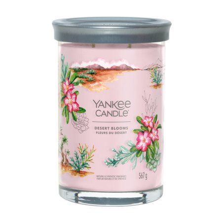 Yankee Candle Desert Blooms wax candle Cylinder Wood Pink 1 pc(s)