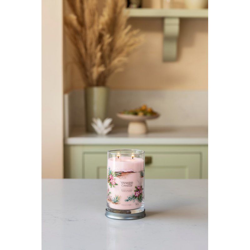 Yankee Candle Desert Blooms bougie en cire Cylindre Bois Rose 1 pièce(s)