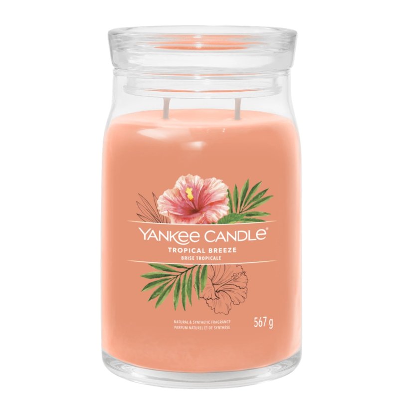 Yankee Candle Signature Scented Candle | Tropical Large Long Burn Candle