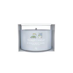 Yankee Candle A Calm & Quiet Place wax candle Round Blue 1 pc(s)