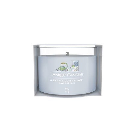 Yankee Candle A Calm & Quiet Place bougie en cire Rond Bleu 1 pièce(s)