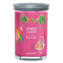 Yankee Candle Art In The Park bougie en cire Cylindre Pomme, Floral, Bois Pin 1 pièce(s)